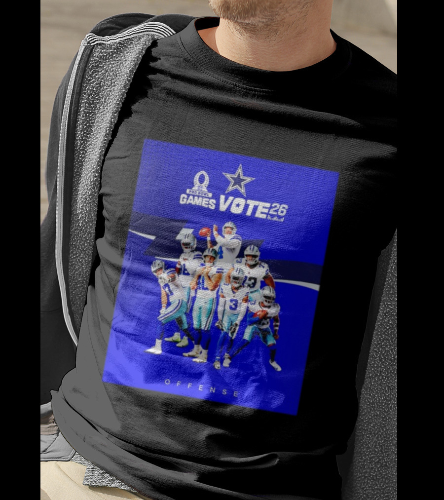 Dallas Cowboys Pro Bowl Games Vote 26 Offense T-Shirt