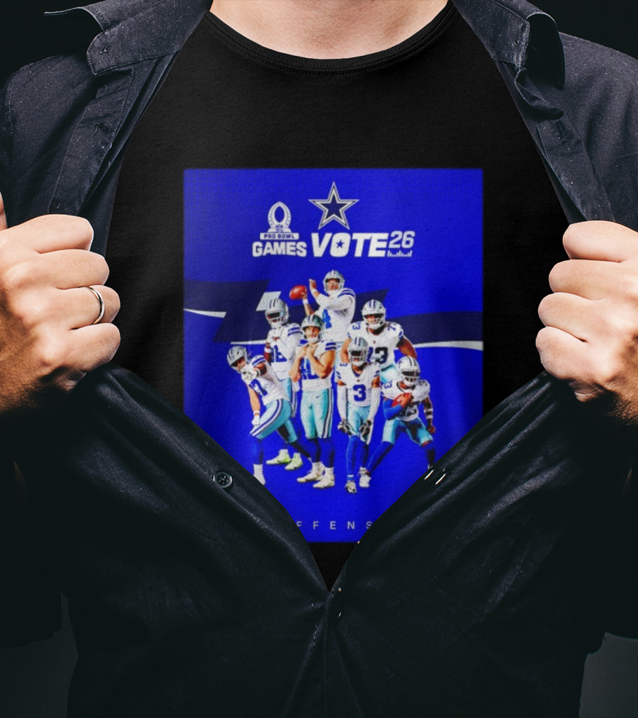 Dallas Cowboys Pro Bowl Games Vote 26 Offense T-Shirt