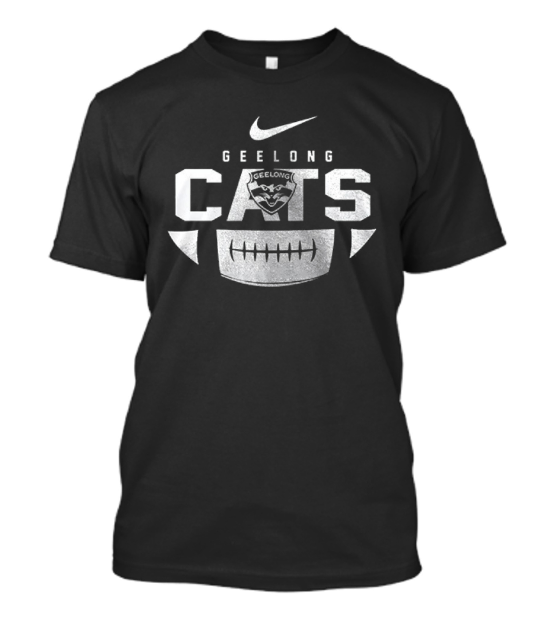 Geelong Cats Go Cats Nike Mascot Football T-Shirt