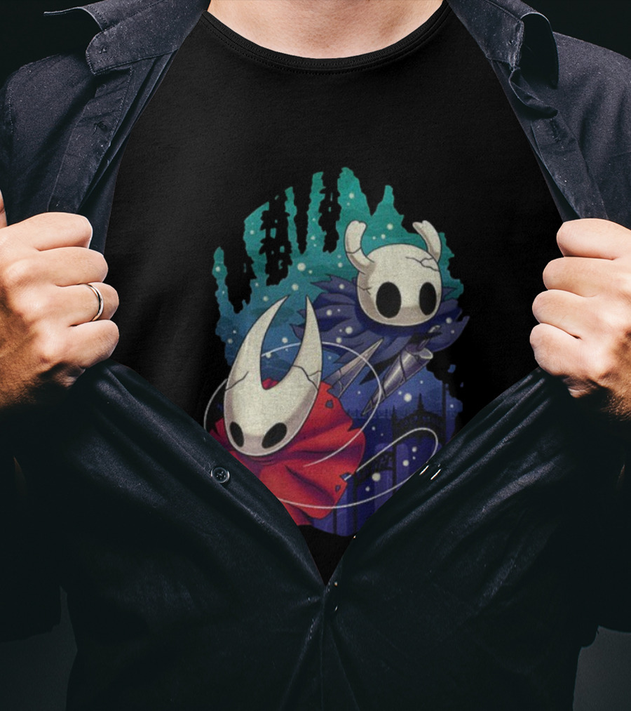 Protector Knight Silksong Hollow Knight Adventure T-Shirt