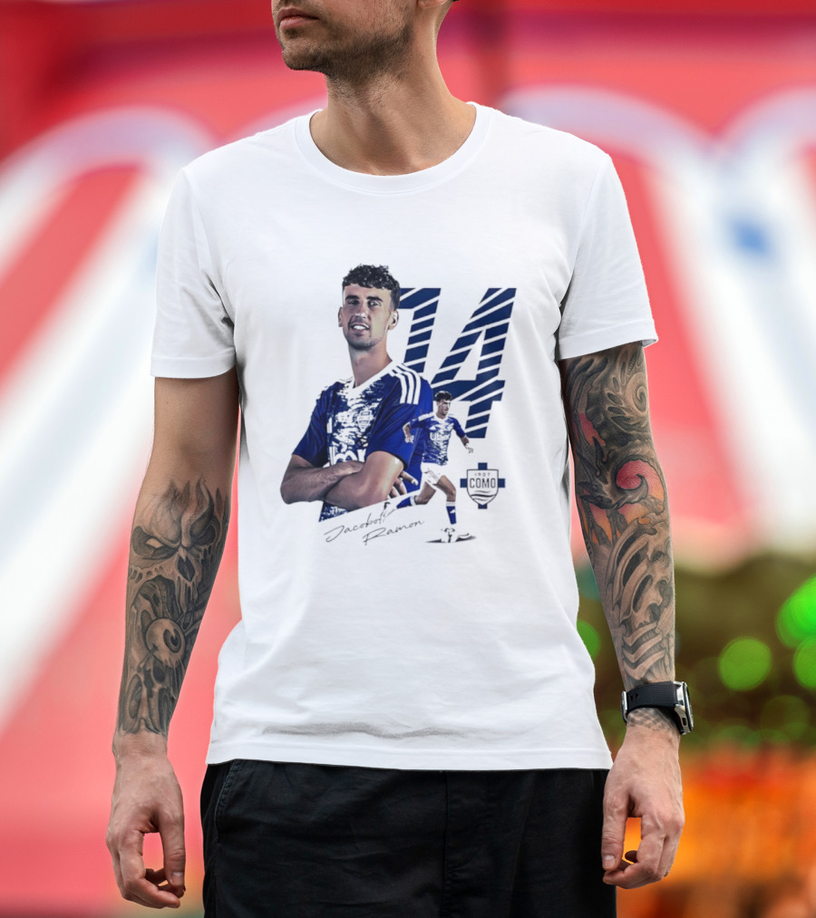 Jacobo Ramon 14 Como 1907 Players Collection Signature T-Shirt
