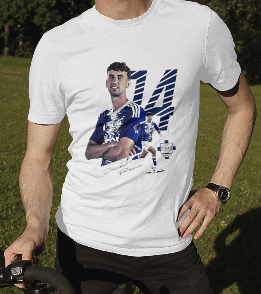 Jacobo Ramon 14 Como 1907 Players Collection Signature T-Shirt