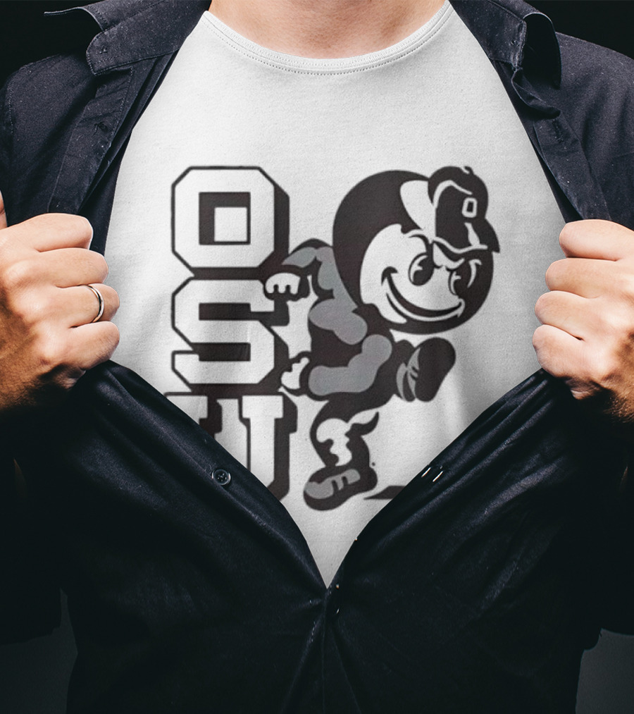 OSU Heritage Brutus Mascot Iconic Athletic Spirit T-Shirt
