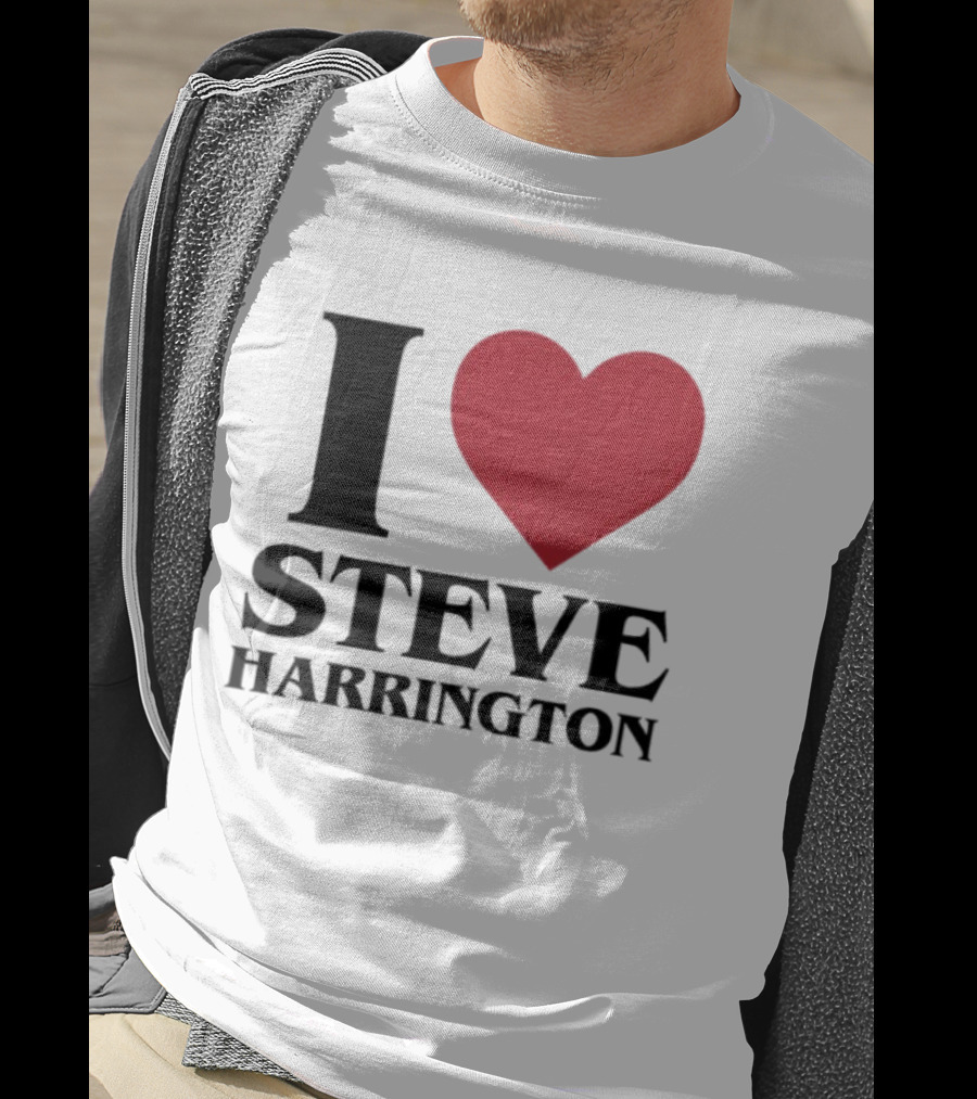 I Love Steve Harrington Heart Stranger Things T-Shirt