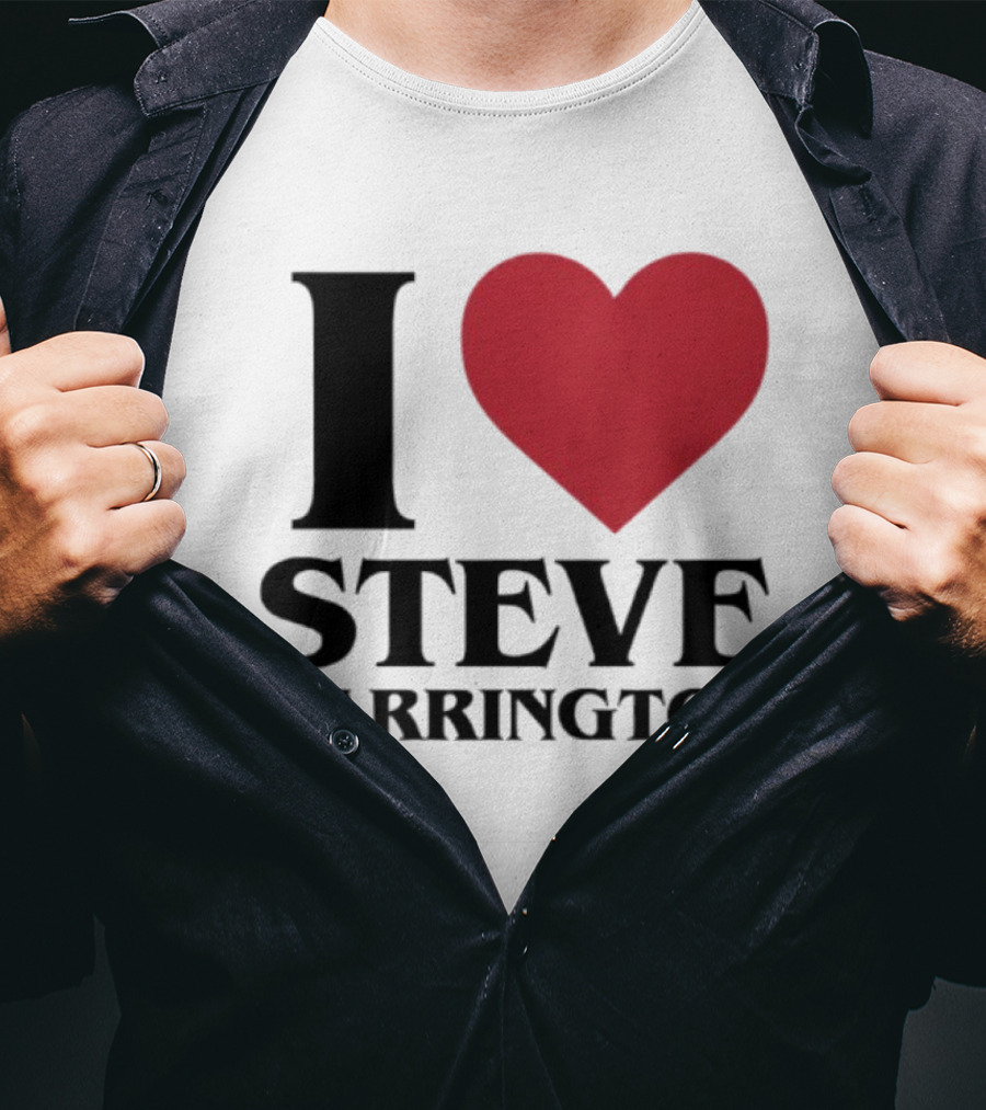 I Love Steve Harrington Heart Stranger Things T-Shirt