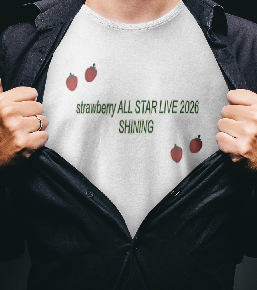 Strawberry All Star Live 2026 Shining Berries T-Shirt
