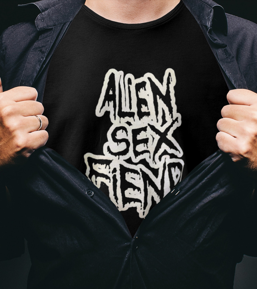 Alien Sex Fiend Bold Dripping T-Shirt