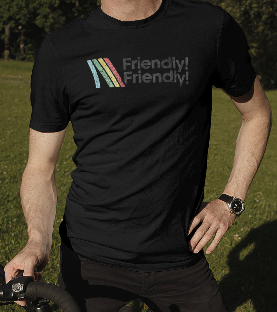 Arc Raiders Fanart Friendly Friendly Rainbow Stripes T-Shirt