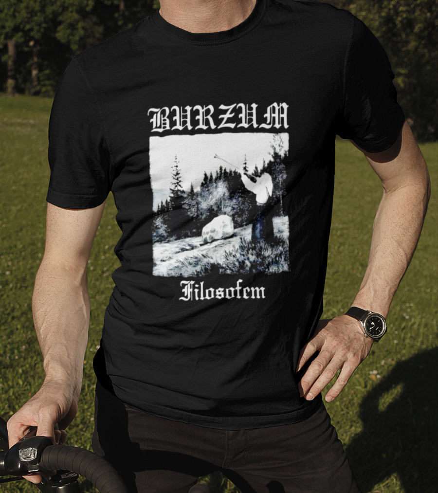 Burzum Filosofem Album Nordic Forest Scene T-Shirt