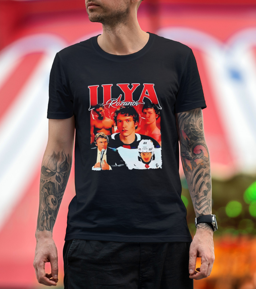Ilya Rozanov Rivalry 90s Iconic Hockey Star T-Shirt