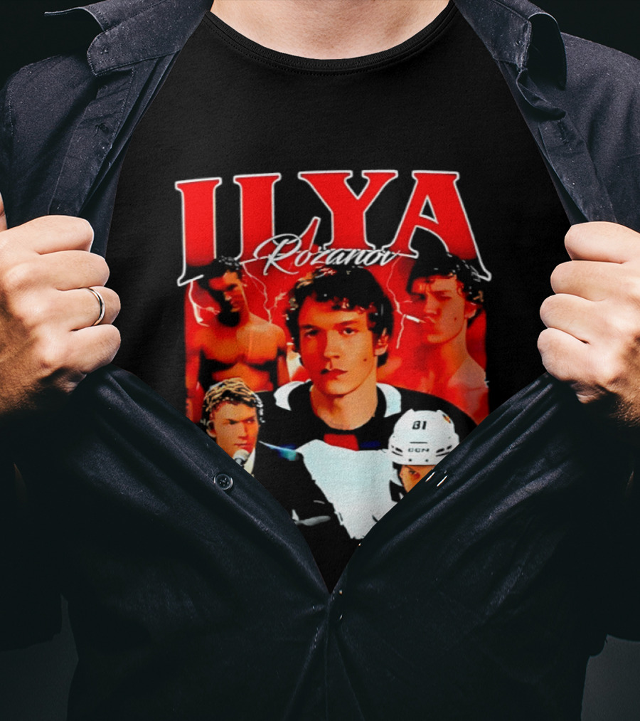 Ilya Rozanov Rivalry 90s Iconic Hockey Star T-Shirt