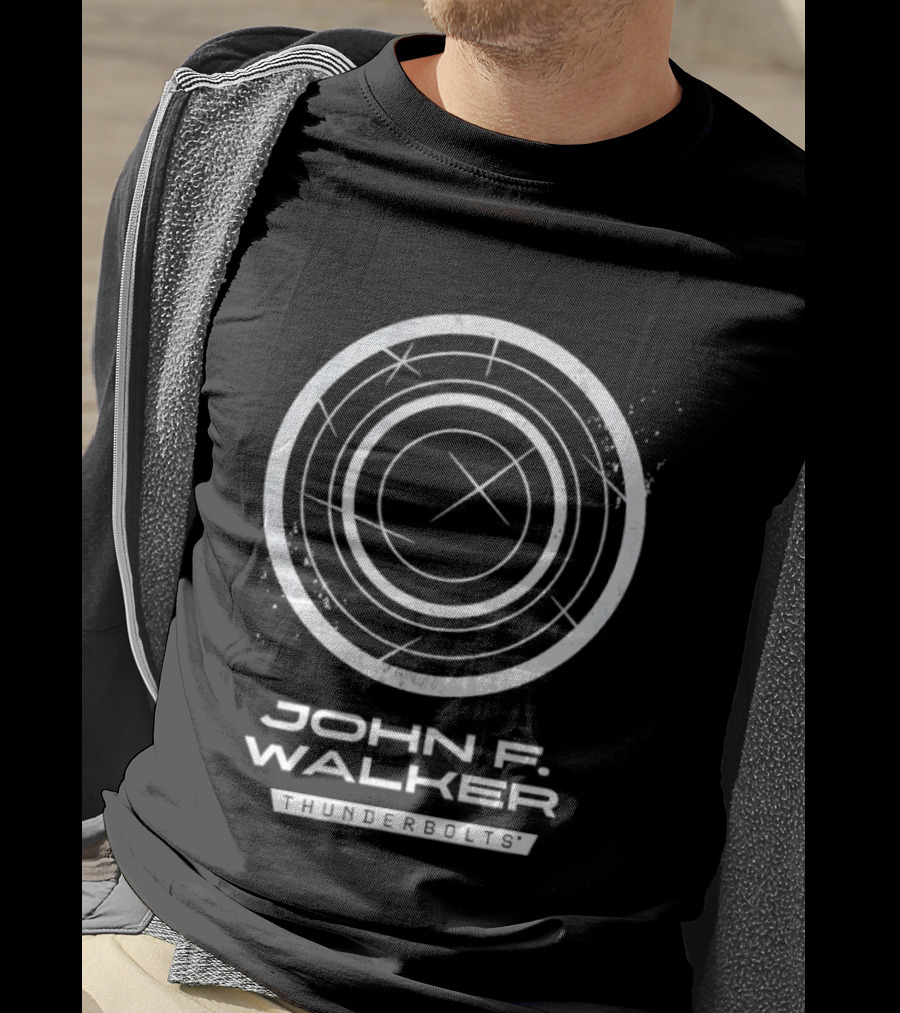 John F Walker Thunderbolts Shield T-Shirt