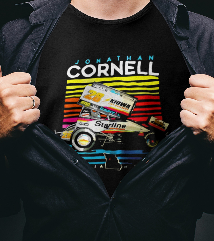 Jonathan Cornell Sedalia Missouri Kiowa Starline Car T-Shirt