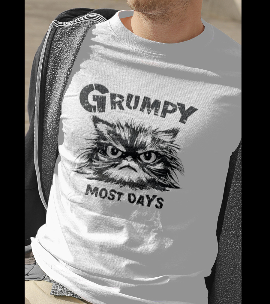 Grumpy Cat Most Days Mood Face T-Shirt