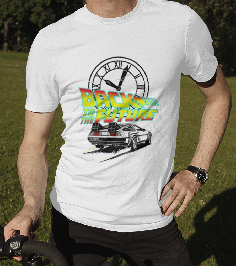 Back To The Future DMC DeLorean Official Vintage Movie T-Shirt