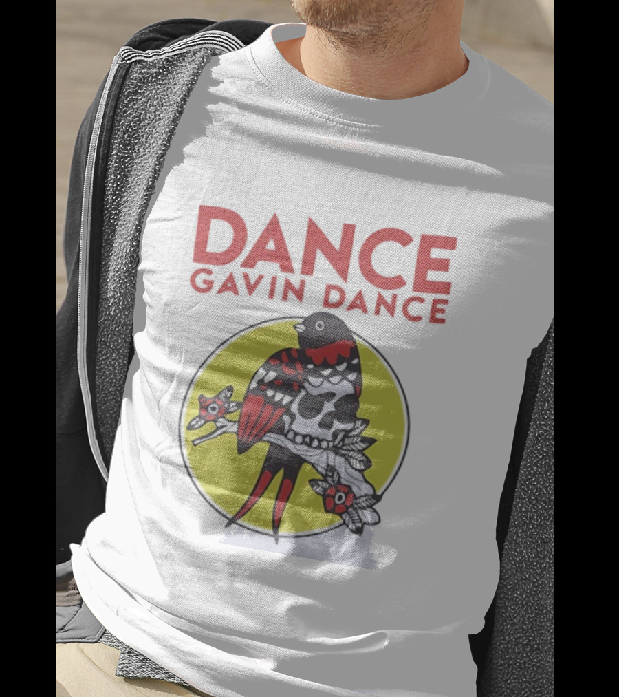 Dance Gavin Dance Skull And Bird T-Shirt