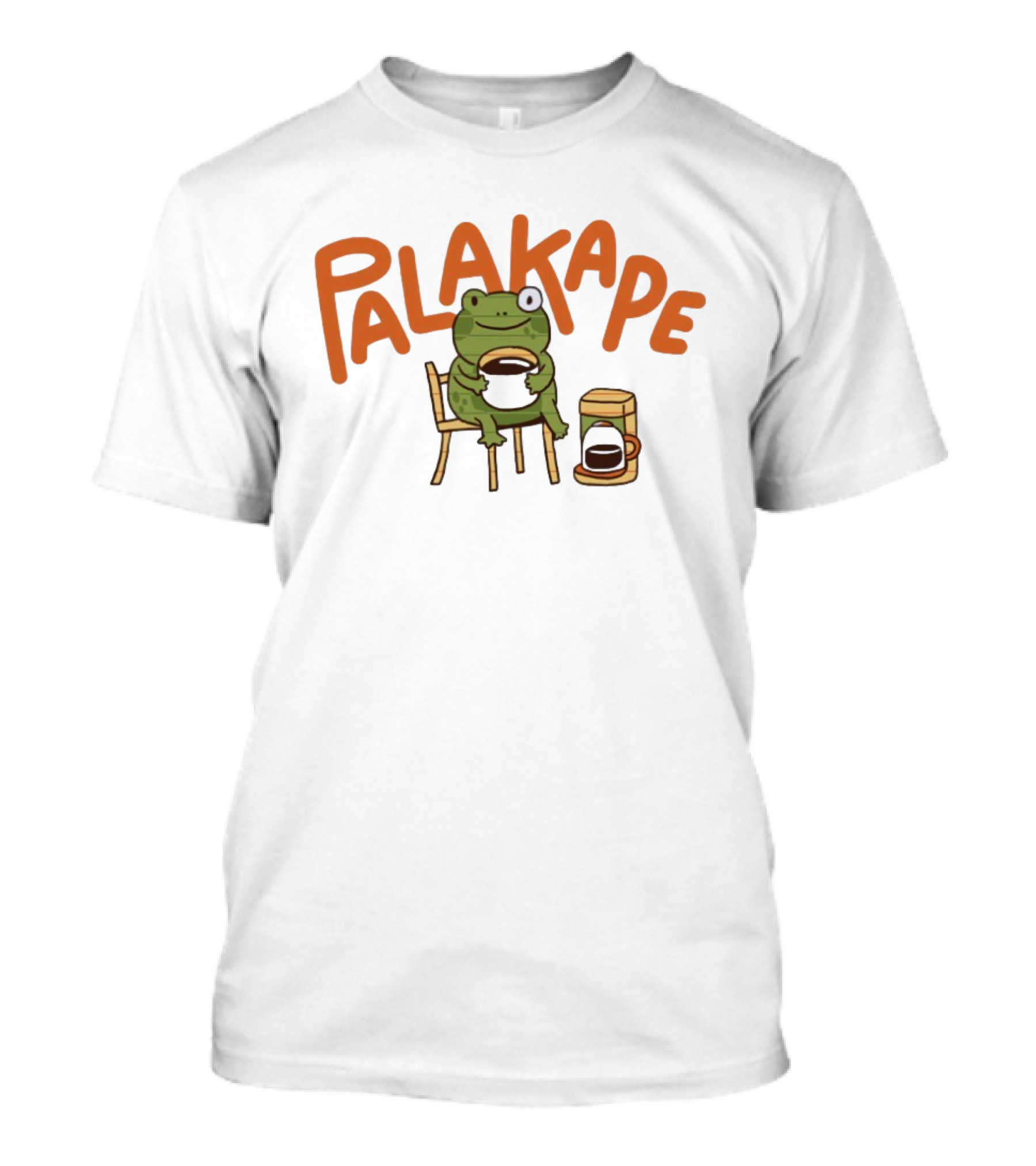 Palakape Frog With Coffee T-Shirt