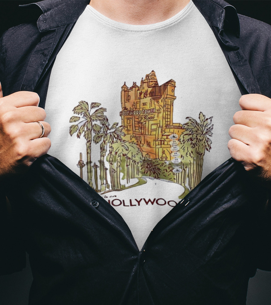 The Hollywood Tower Hotel Disney's Hollywood Studios California Adventure T-Shirt