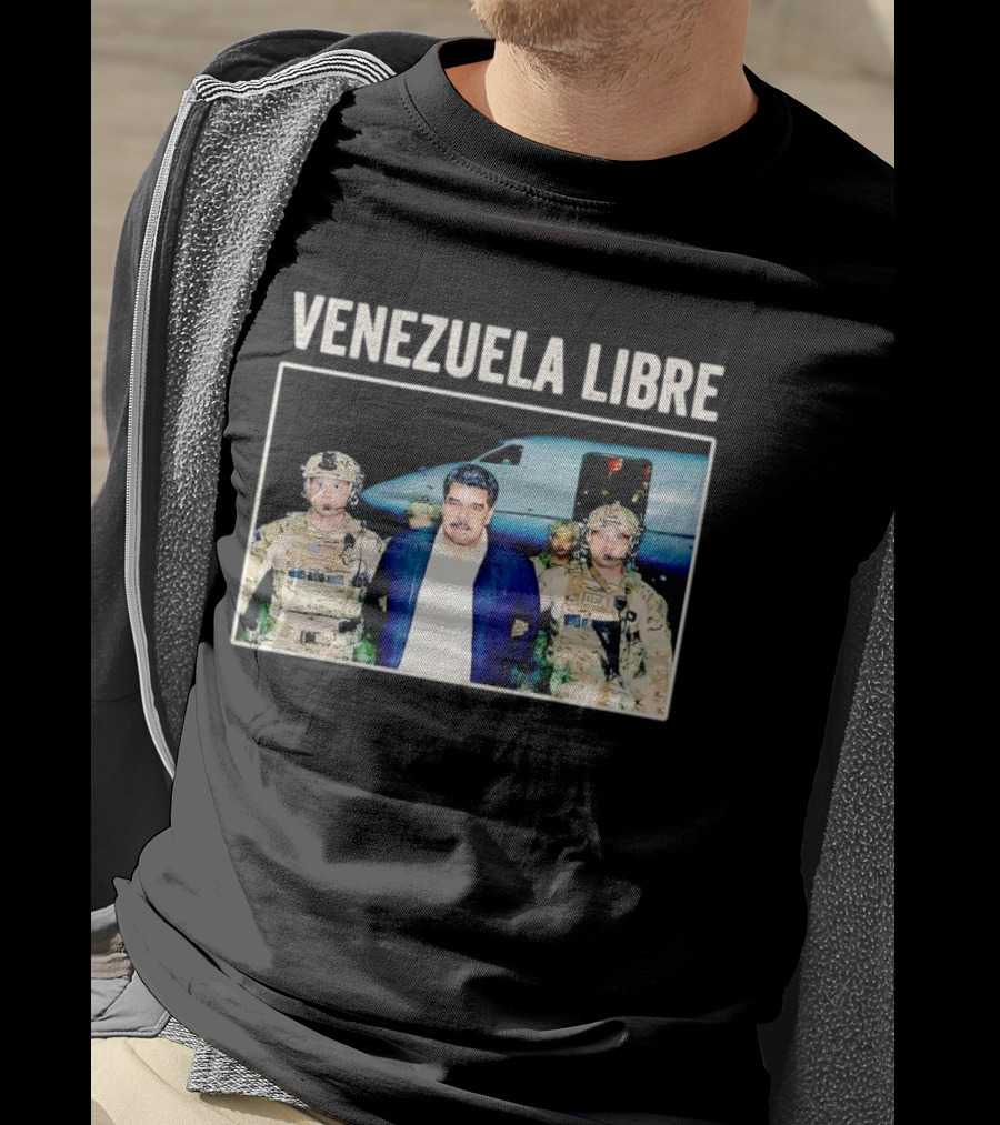 Venezuela Libre Nicolas Maduro Captured DEA Forces T-Shirt