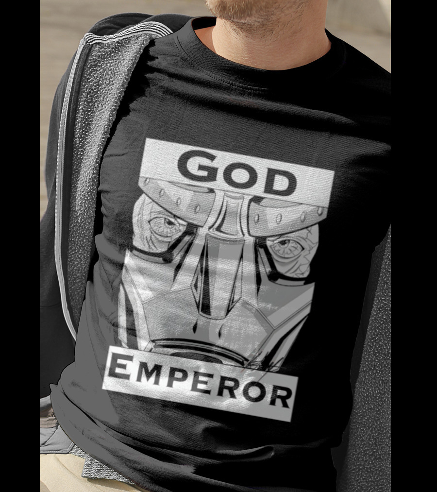 God Emperor Masked Face Robot Armor T-Shirt