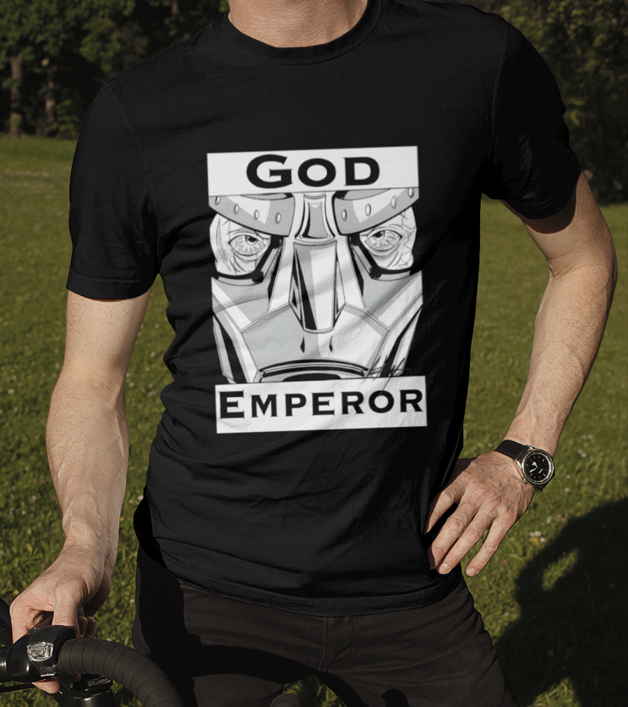 God Emperor Masked Face Robot Armor T-Shirt