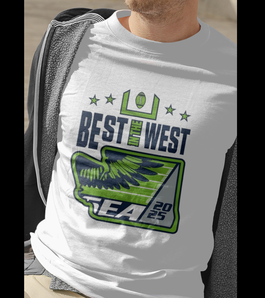 Seattle Seahawks Best In The West 2025 NFC Champions T-Shirt
