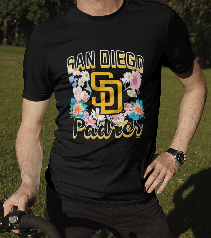 San Diego Padres Floral SD Women's T-Shirt