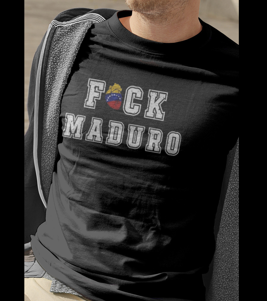 F*ck Maduro Venezuela Flag Protest Statement 2026 T-Shirt