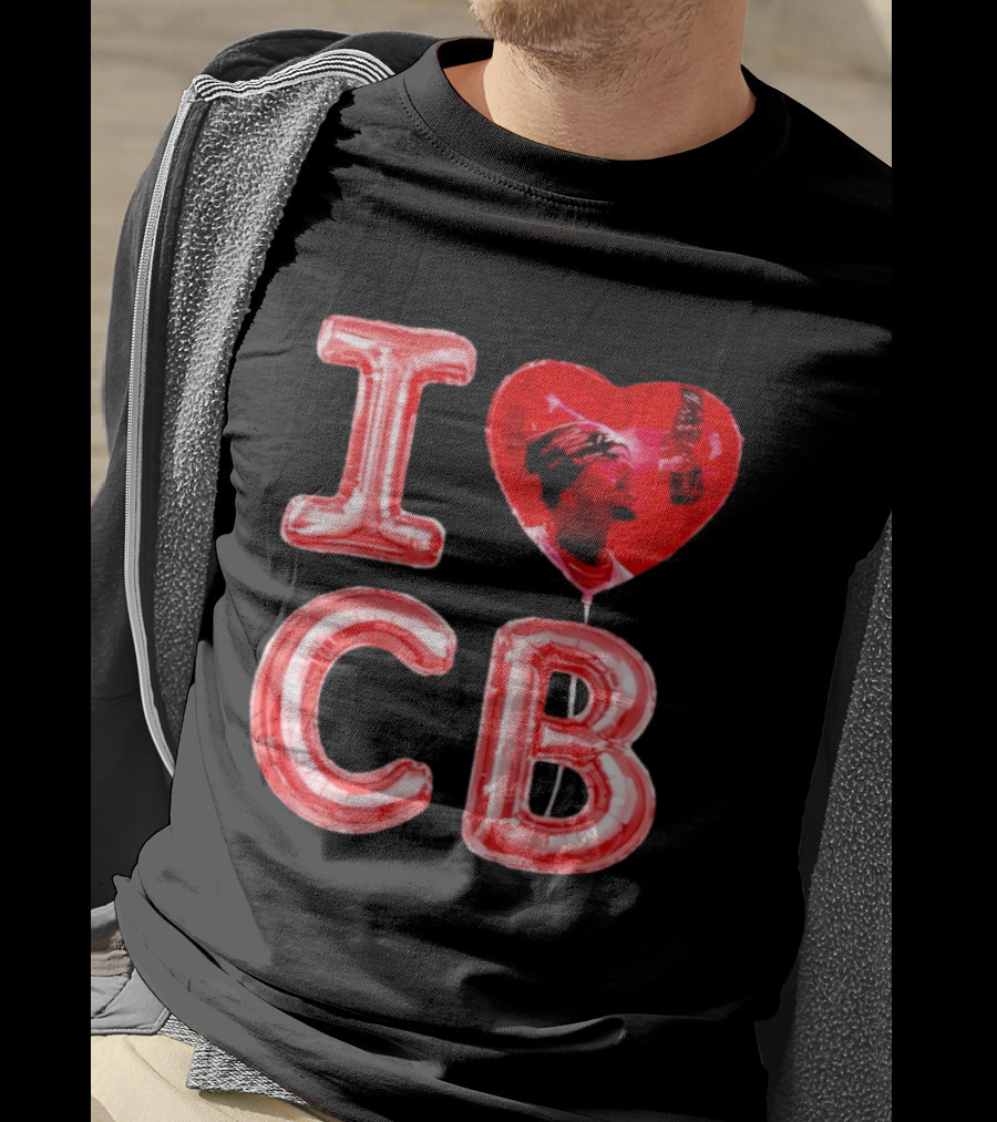 I Love CB Chris Brown Red Balloon T-Shirt