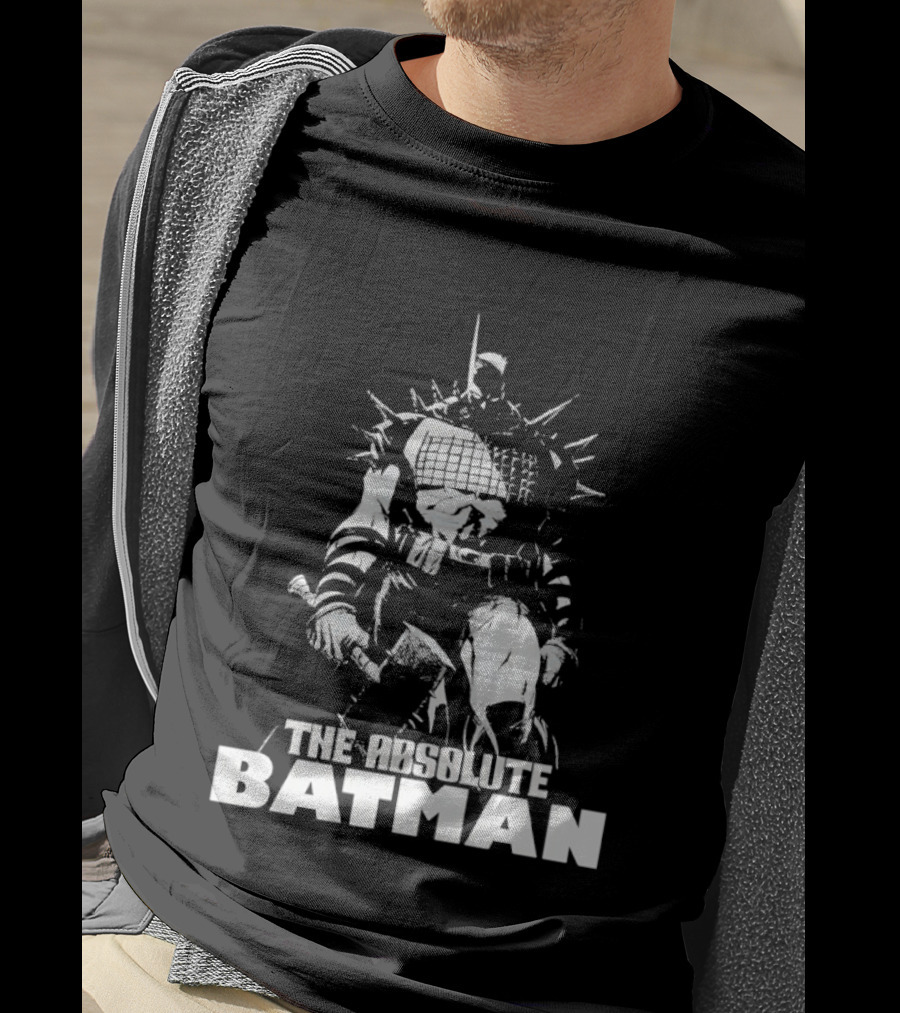 The Absolute Batman Spiked Suit Warrior With Bat Helmets T-Shirt