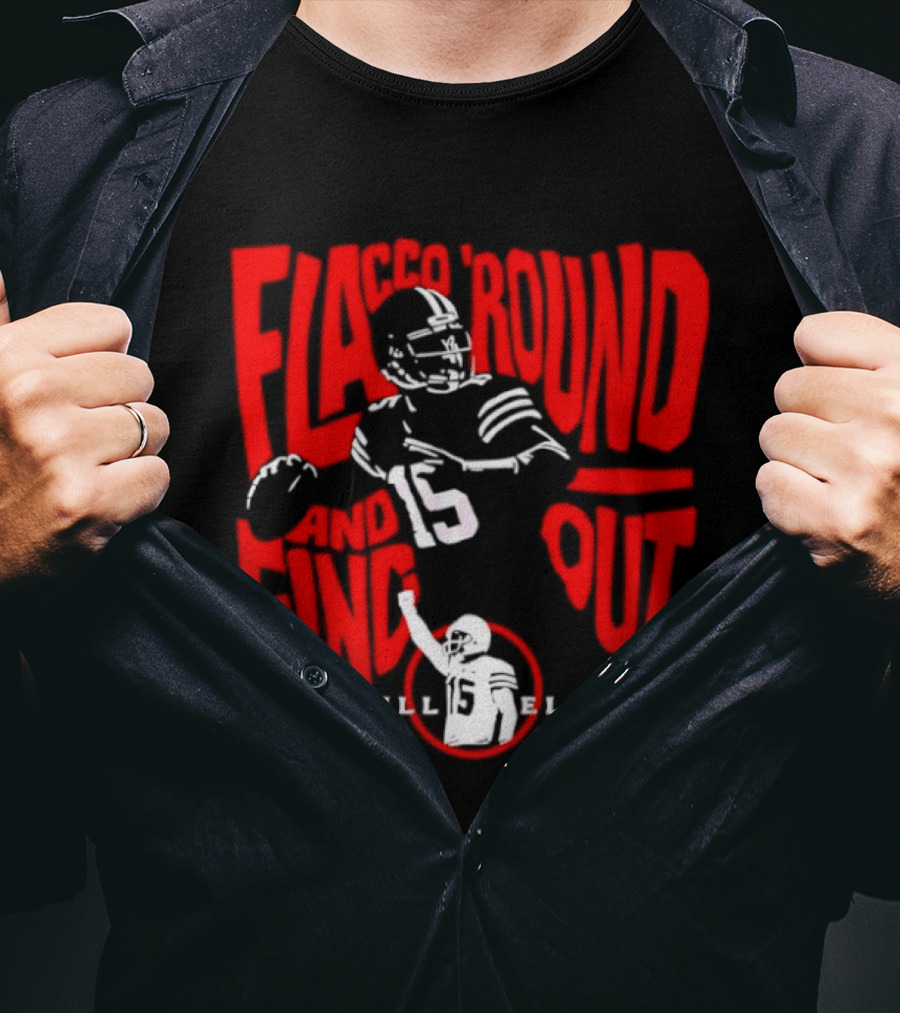 Flacco Round Find Out Still Elite Quarterback Football T-Shirt