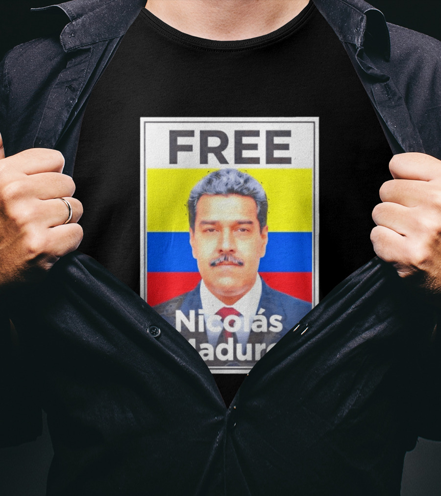 FREE Nicolás Maduro Venezuela Flag Political T-Shirt