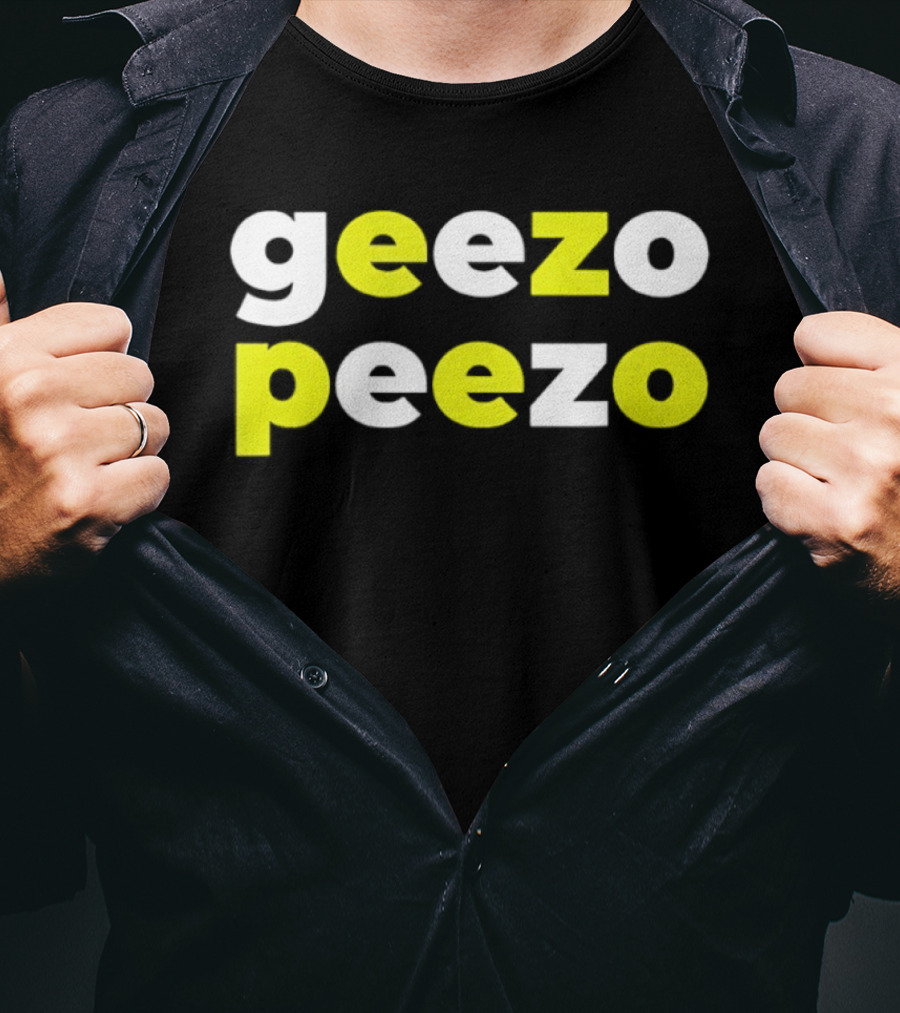 Geezo Peezo Bright Bold Text Styles T-Shirt