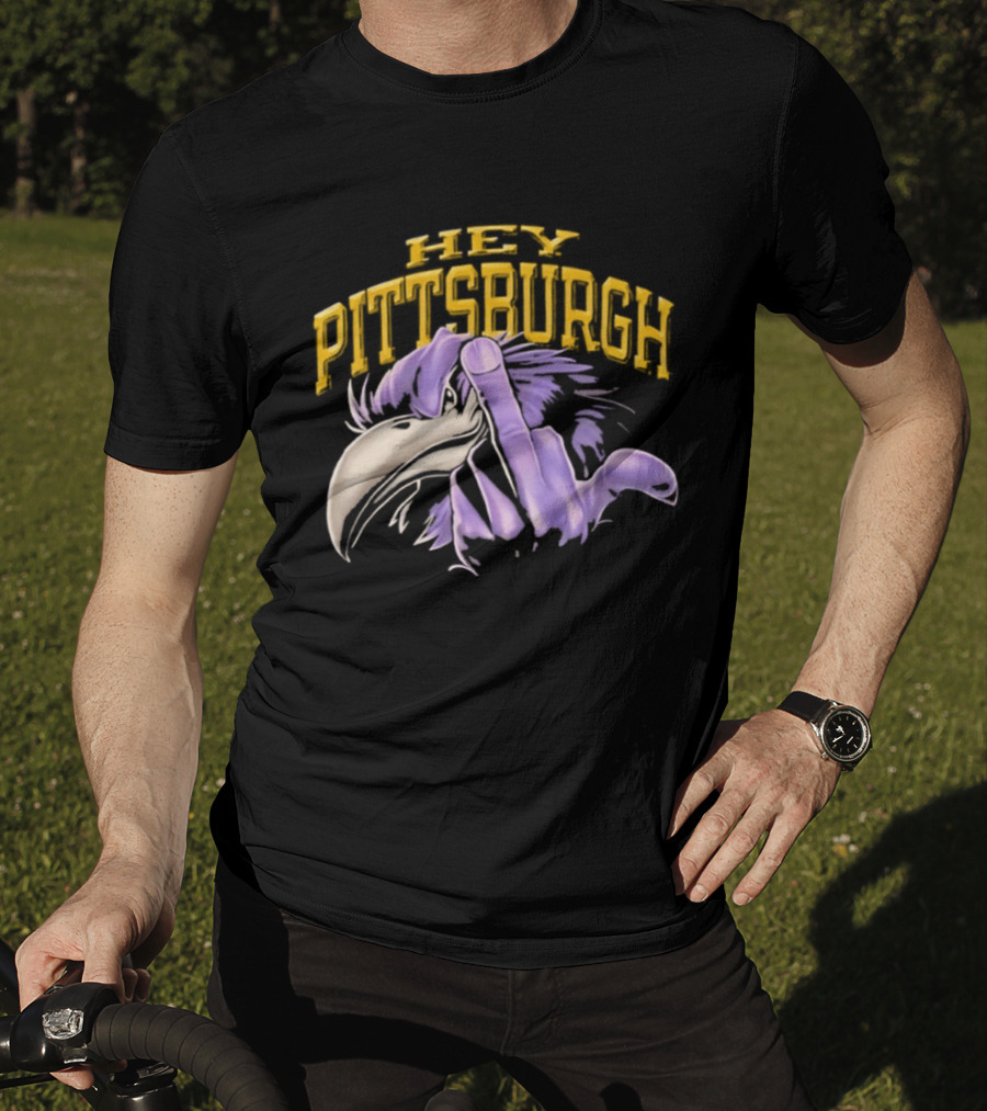 Hey Pittsburgh Steelers Ravens Iconic Rivalry T-Shirt
