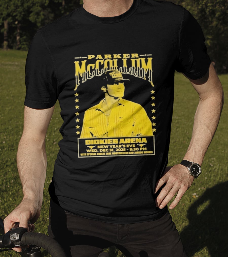 Parker McCollum 12.31.2025 Dickies Arena New Year's Eve Concert Event Stars T-Shirt