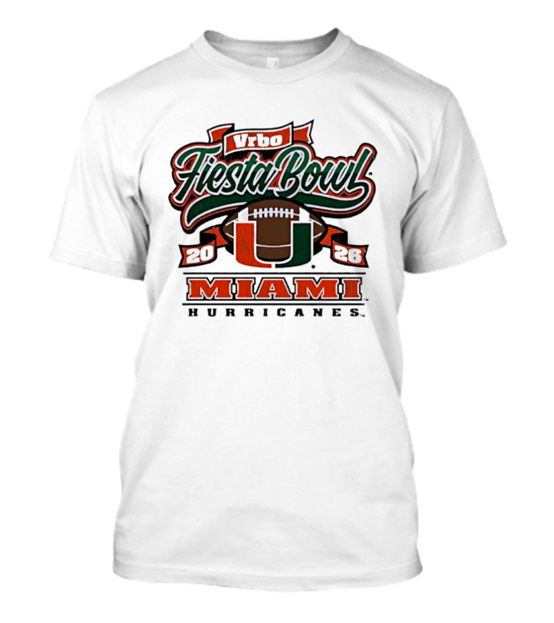 Miami Hurricanes Vrbo Fiesta Bowl 2026 Cfp Semifinal T-Shirt