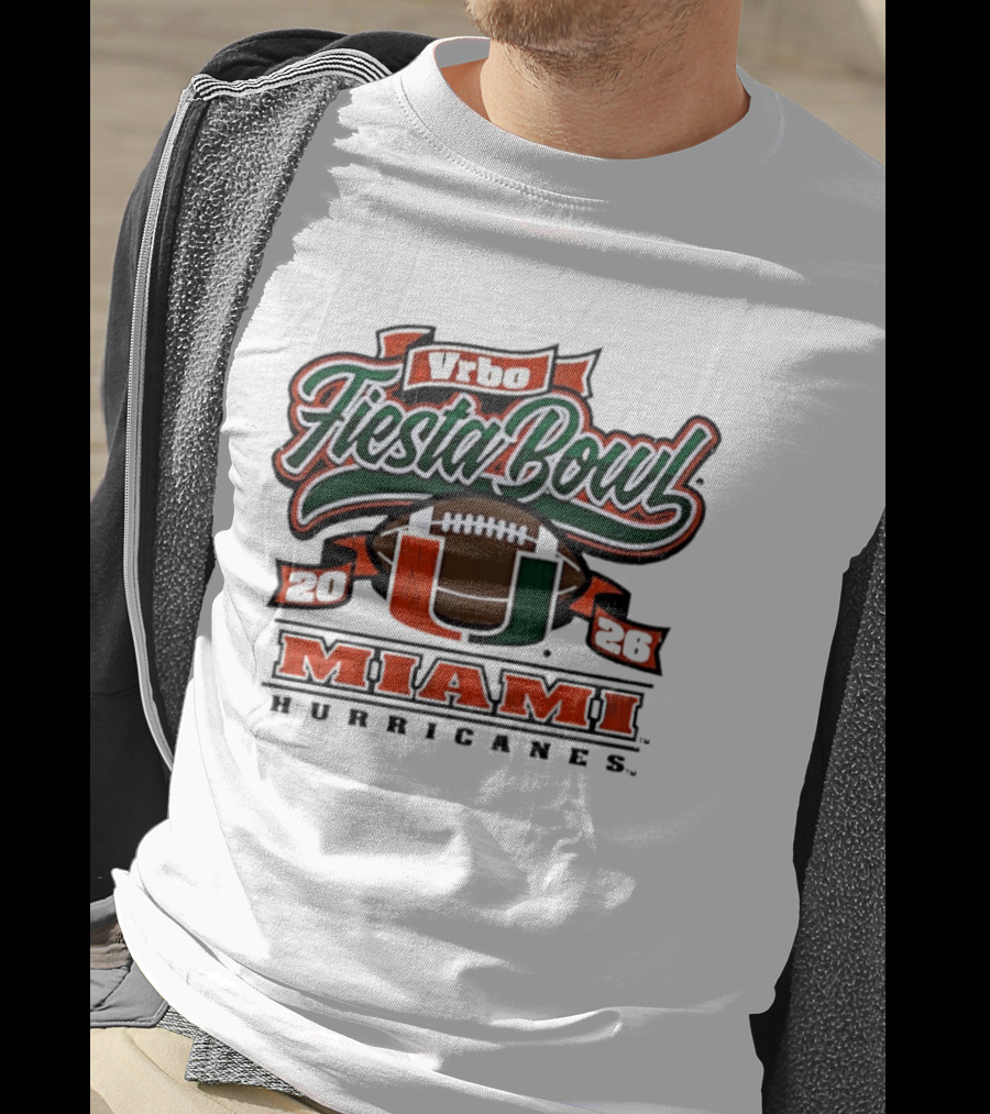 Miami Hurricanes Vrbo Fiesta Bowl 2026 Cfp Semifinal T-Shirt