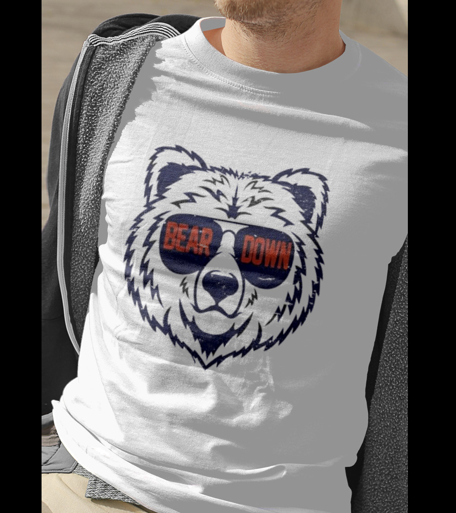 Bear Down Chicago Bears Sunglasses T-Shirt