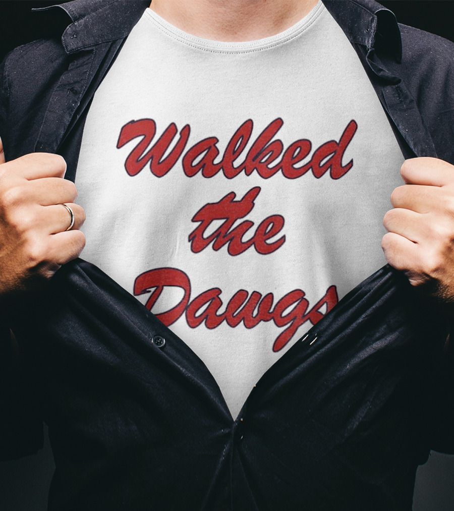 Walked The Dawgs Ole Miss Rebels Football Hotty Toddy T-Shirt