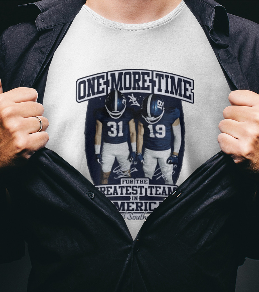 Georgia Southern Eagles One More Time Greatest Team In America Hail Southern T-Shirt