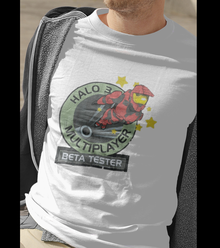 Halo 3 Multiplayer Beta Tester Exclusive Red Spartan T-Shirt