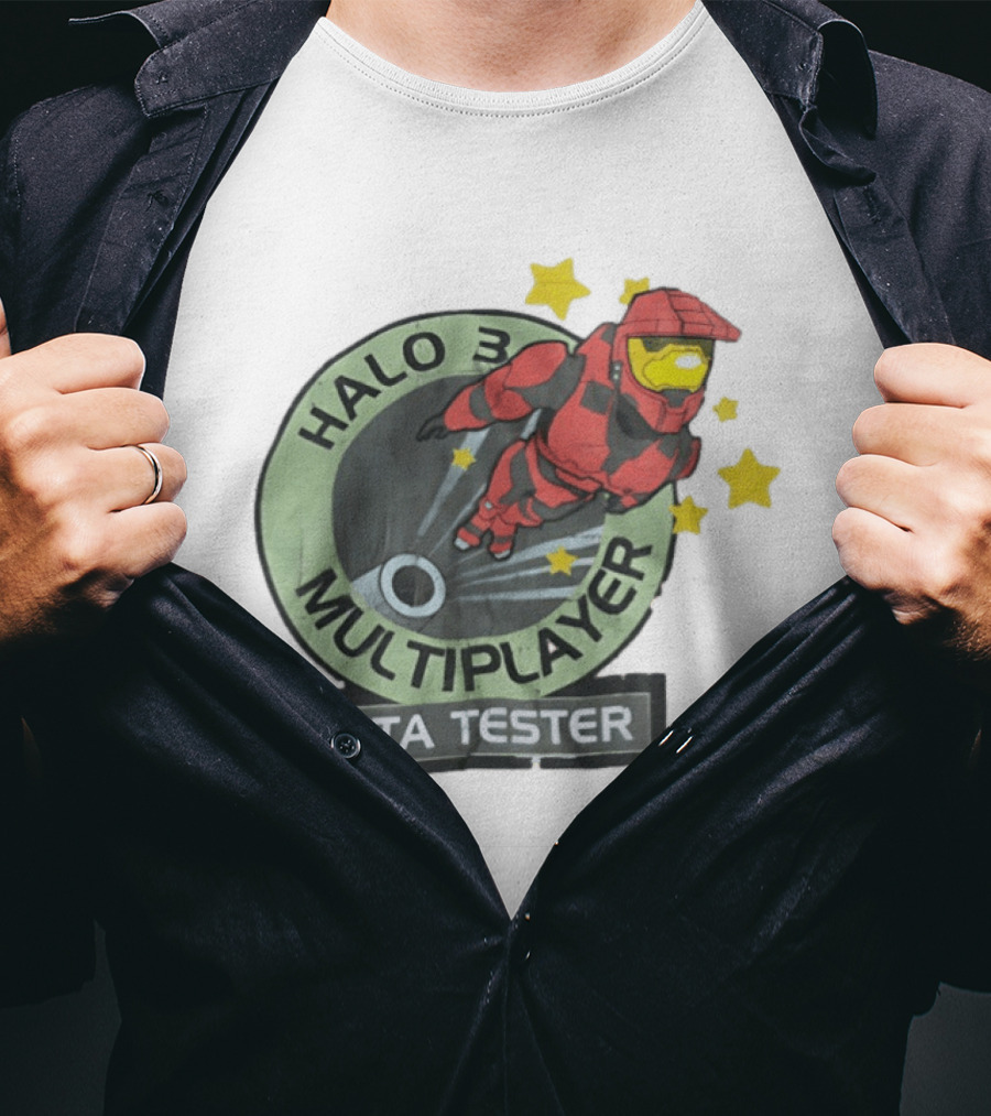 Halo 3 Multiplayer Beta Tester Exclusive Red Spartan T-Shirt