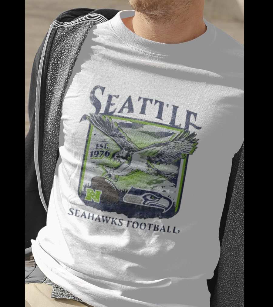 Seattle Seahawks Football EST 1976 NFL Team T-Shirt