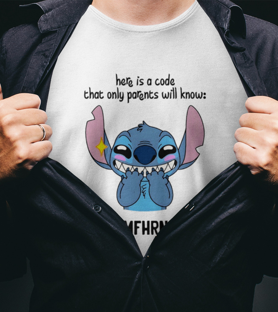 Stitch Meme Parents Code GYAITMFHRNBIBYA T-Shirt