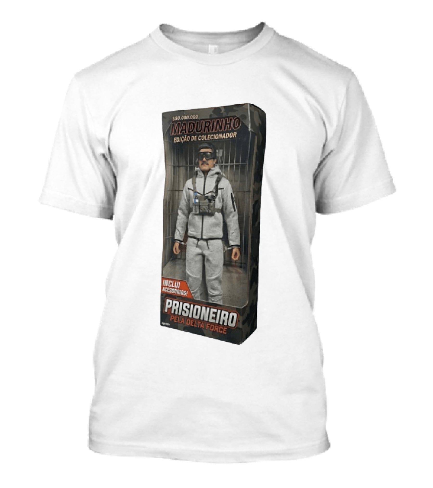 Madurinho Edição De Colecionador Prisioneiro Pela Delta Force Inclui Acessórios T-Shirt