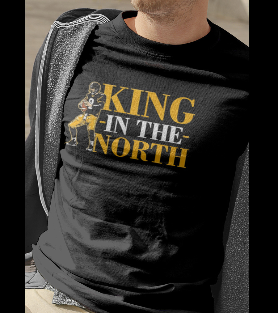 Pittsburgh Steelers Aaron Rodgers 8 King In The North Football T-Shirt