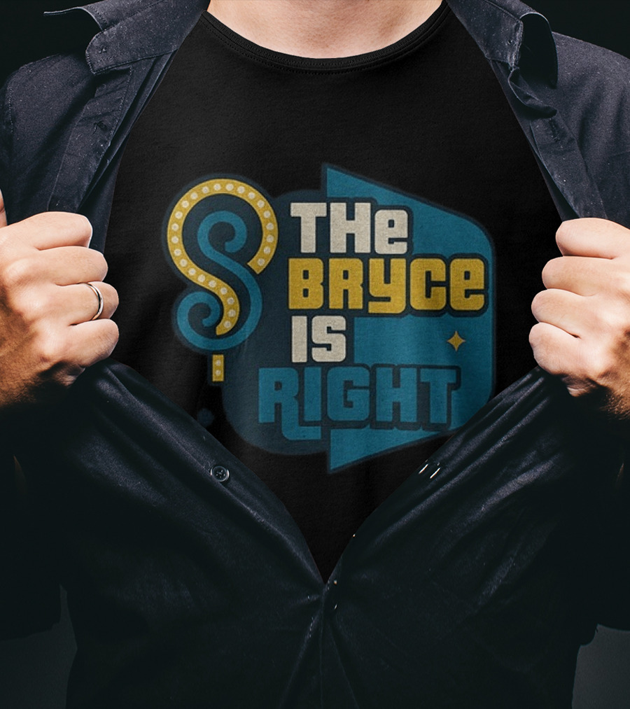 Bryce Young The Bryce Is Right Carolina Panthers T-Shirt