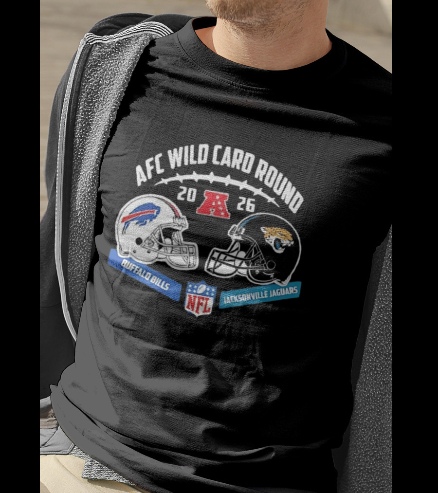 Buffalo Bills Vs Jacksonville Jaguars AFC Wild Card Round 2026 NFL Matchup T-Shirt