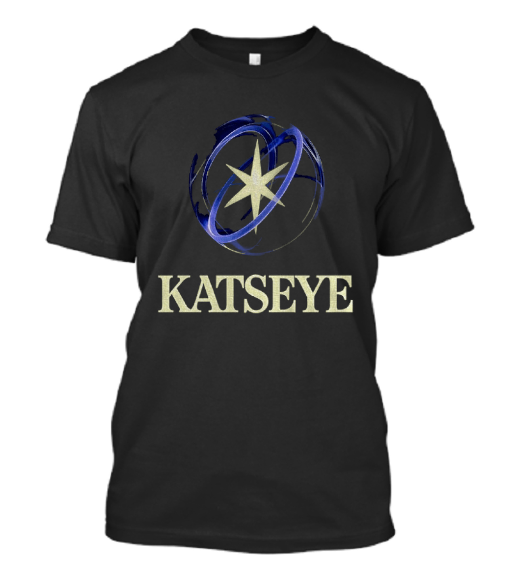 Katseye Band Idea Concert Wear Black Orb Star T-Shirt