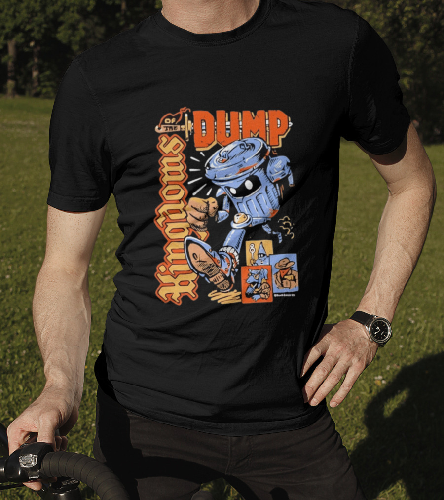 Kingdoms Of The Dump Cartoon Trash Can Character Fighting Adventure T-Shirt